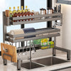 Gun Gray Carbon Steel Dish Rack